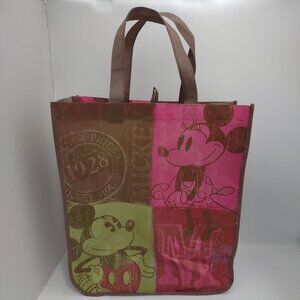 Disney Mickey & Minnie Mouse Recycle Grocery Bag 14" X 15.5"